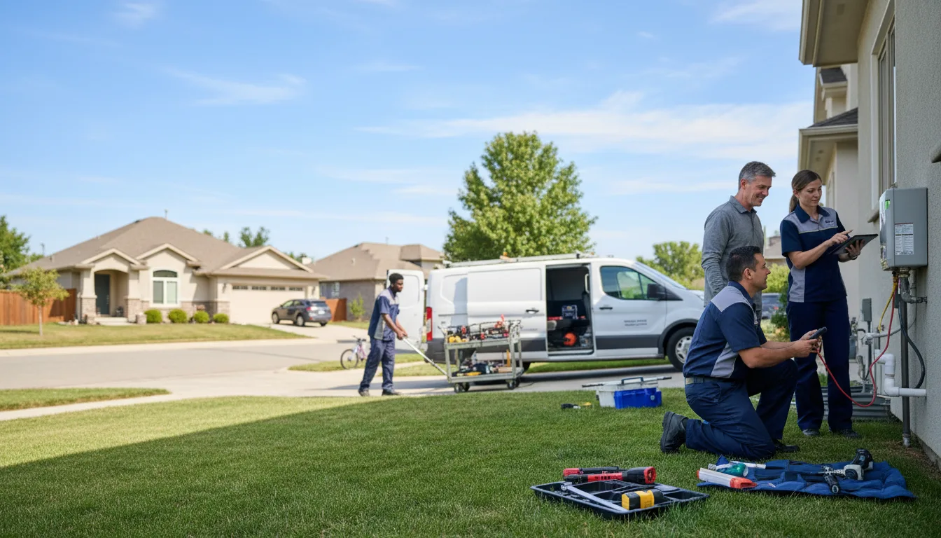 Tankless water heater service in Easton, PA